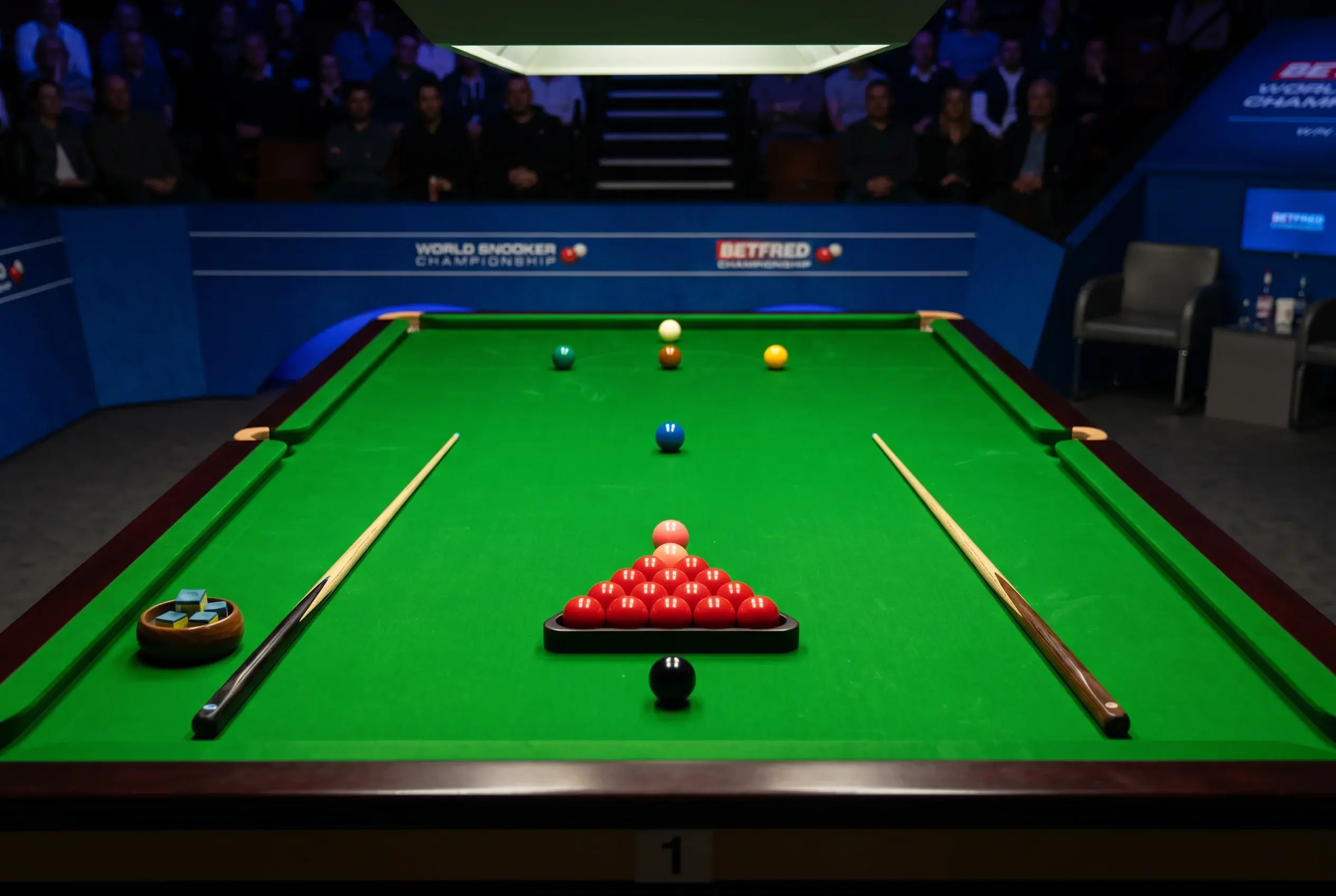 Snooker Session Wetten — zweigeteiltes Scoreboard mit Session-Ergebnis und Matchstand